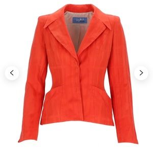 RARE 1990s Thierry Mugler Couture Orange blazer/jacket